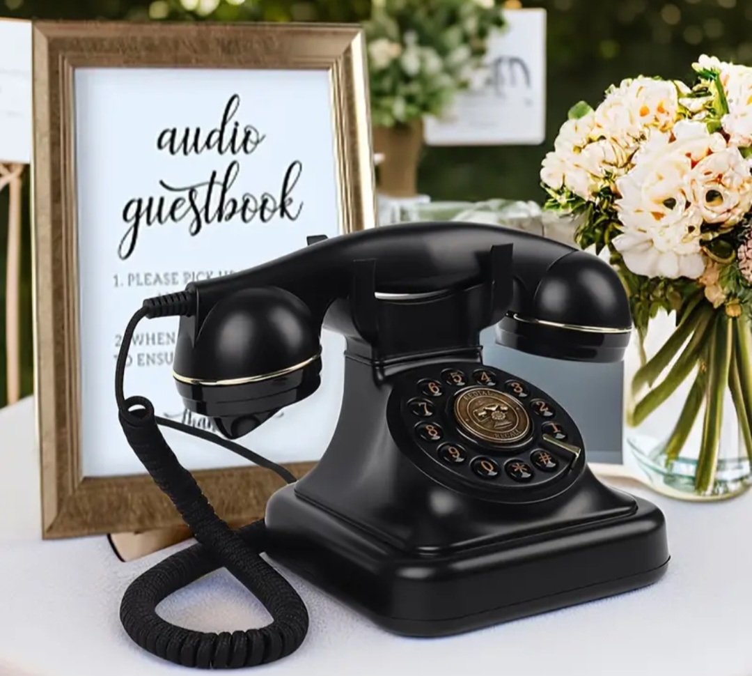 Audio Guest Book vintage telephone