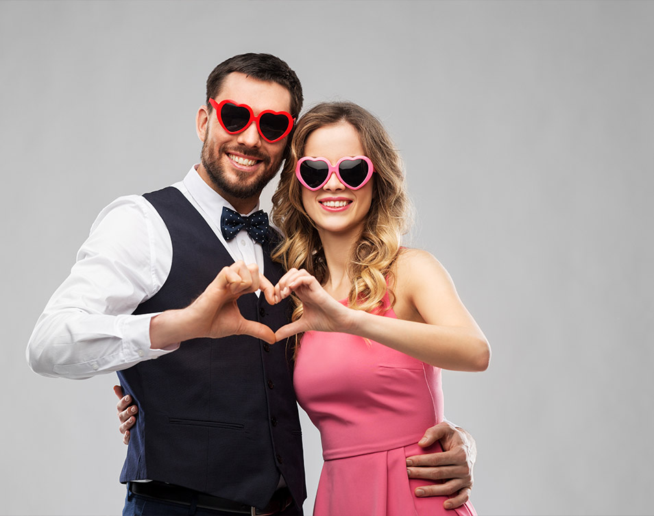 Roaming photo booth at event